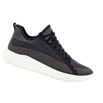 Women's Ecco Ath-1fw Slip-on Sneakers Black | USA 204JPQ